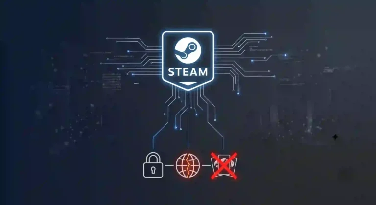 آموزش رفع مشکل وصل نشدن و ارور شبکه در استیم Steam scaled