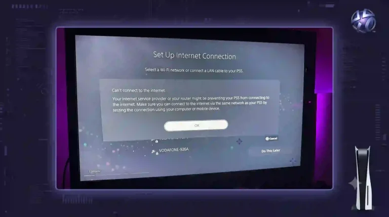 رفع مشکل آنلاین نشدن و وصل نشدن PS5 به شبکه PSN scaled