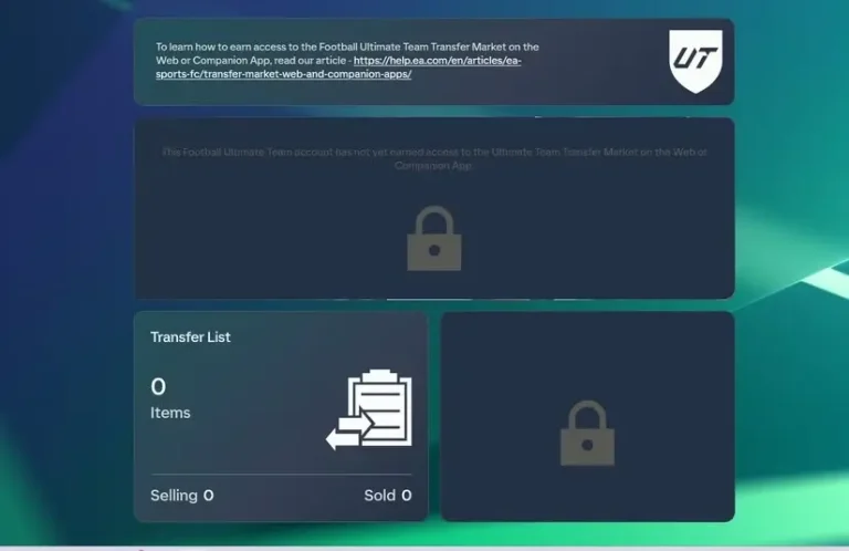 Why Is My FC 27 Transfer Market Still Locked