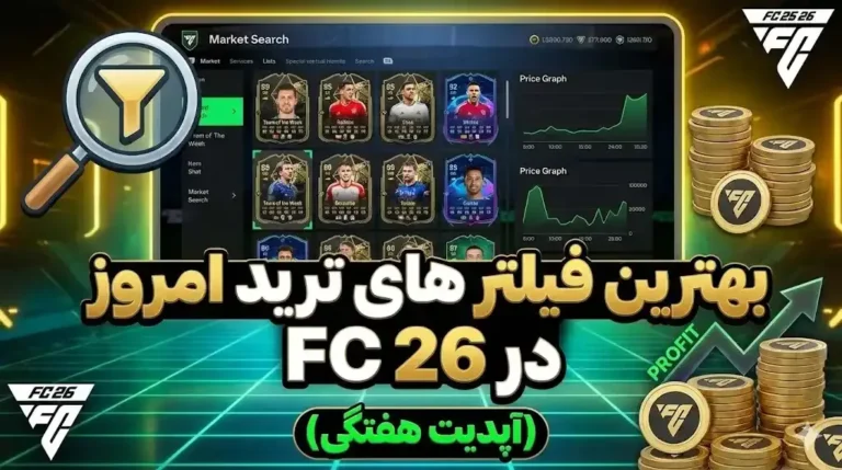 بهترین فیلترهای ترید امروز در FC 26 آپدیت هفتگی